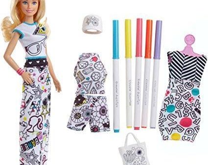 Barbie Crayola Color-In Fashion Doll and Fashions Discount