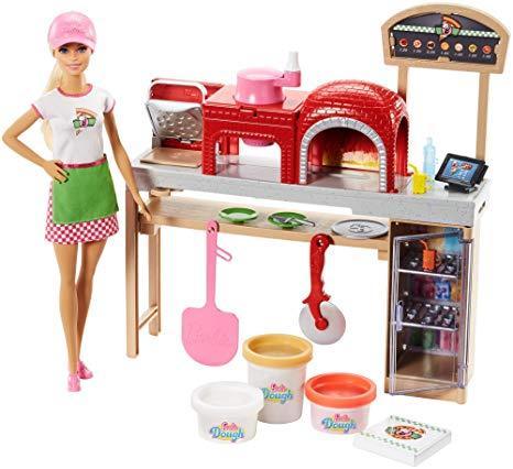 Barbie Pizza Chef Doll and Playset Fashion