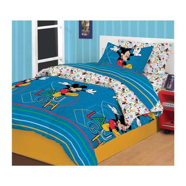 edredon mickey   cama sencillo azul Online now