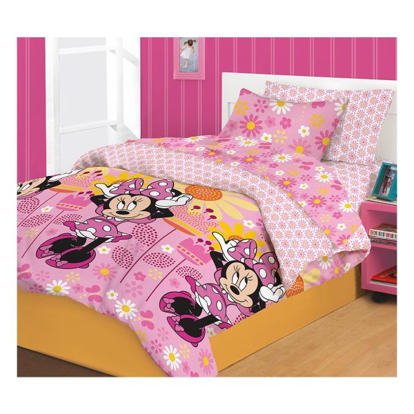 sabanas minnie   cama doble rosada Discount