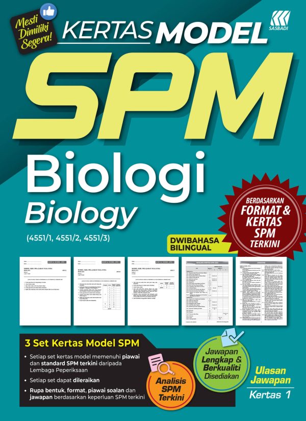 Kertas Model SPM Biologi (Bilingual) (Edisi 2023) For Cheap