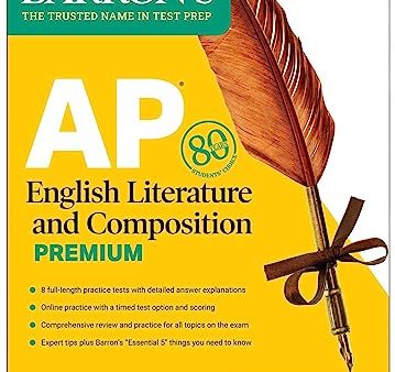 Barron s AP English Literature & Composition Premium 2024 For Cheap