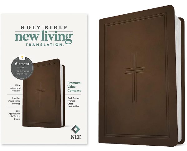 NLT Premium Value Compact Bible (Brown) Online now