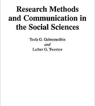 Research Methods and Communication in the Social Sciences Online Hot Sale